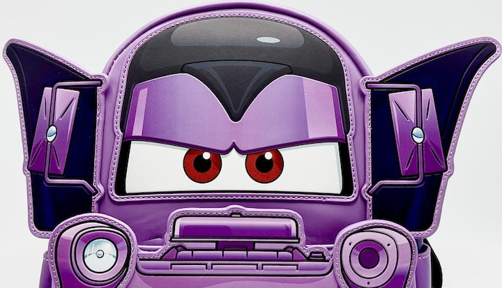 Loungefly Mater Vampire Mini Backpack Disney Pixar Cars Halloween Bag Front Top