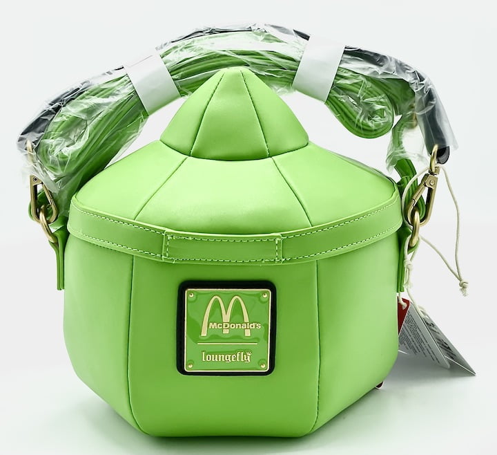 Loungefly McGoblin Crossbody Bag McDonalds Happy Meal Pail Glow Back
