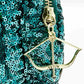 Loungefly Merida Sequin Mini Backpack Disney Pixar Brave Bag Bow And Arrow Keyring Zipper