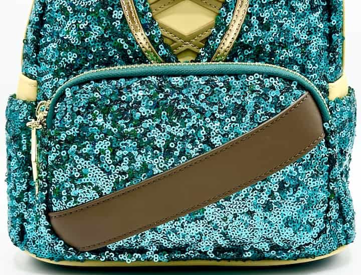 Loungefly Merida Sequin Mini Backpack Disney Pixar Brave Bag Front Pocket