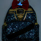 Loungefly Merida Sequin Mini Backpack Disney Pixar Brave Bag Glow In The Dark Effect