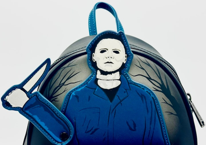 Loungefly Michael Myers House Mini Backpack Halloween 2 Bag Front Angle 2