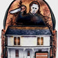Loungefly Michael Myers House Mini Backpack Halloween Bag Front Full View
