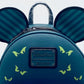 Loungefly Mickey Mouse Haunted Mansion Mini Backpack Phantom Manor Bag Front Enamel Logo