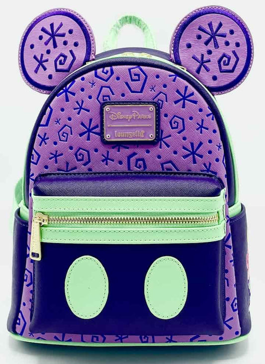 Loungefly Mickey Mouse Mad Tea Party Mini Backpack Teacups Bag Front Full View