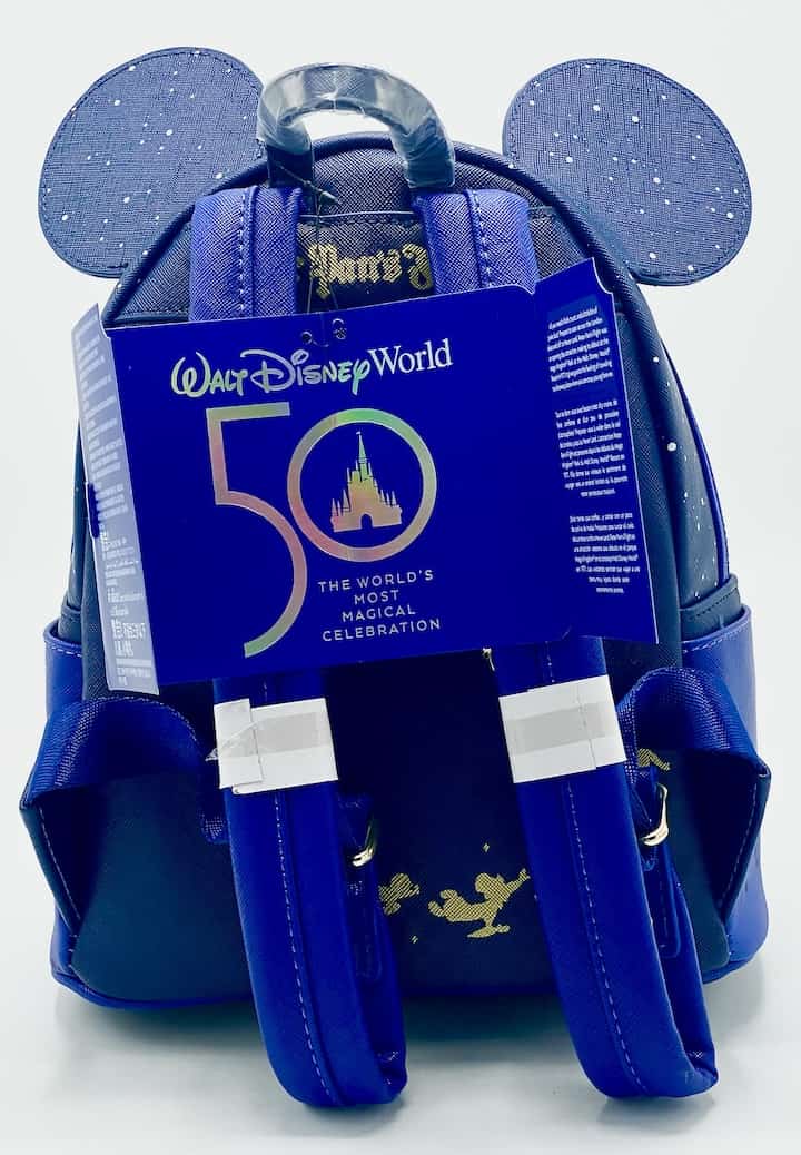 Loungefly Mickey Mouse Peter Pan Flight Mini Backpack Disney Parks Bag Label