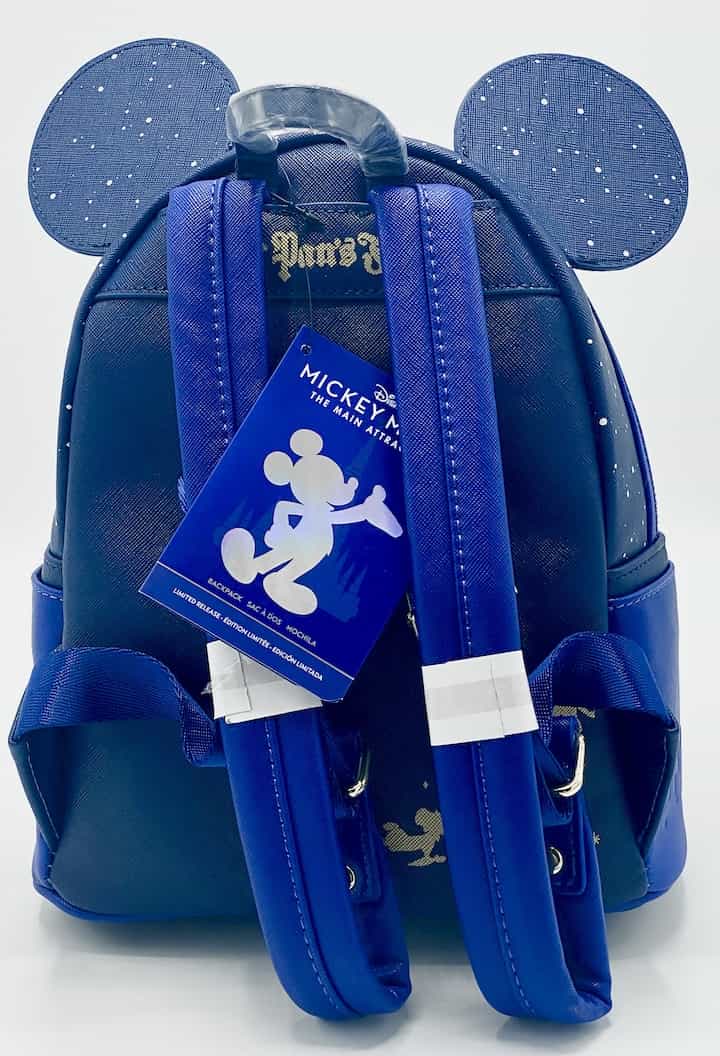 Loungefly Mickey Mouse Peter Pan Flight Mini Backpack Disney Parks Bag Straps