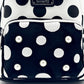 Loungefly Minnie Mouse Polka Dot Pearl Mini Backpack Disney Bag Front Pocket