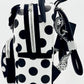 Loungefly Minnie Mouse Polka Dot Pearl Mini Backpack Disney Bag Left Side
