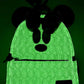 Loungefly Minnie Mouse Sequin Ghost Mini Backpack Glow Halloween Bag Glow In The Dark Effects