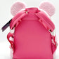 Loungefly Minnie Mouse Strawberry Scented Mini Backpack Sherpa Bag Back