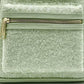Loungefly Mint Green Sequin Mini Backpack Minnie Mouse Disney Parks Front Pocket