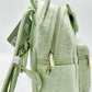 Loungefly Mint Green Sequin Mini Backpack Minnie Mouse Disney Parks Right Side