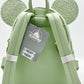 Loungefly Mint Green Sequin Mini Backpack Minnie Mouse Disney Parks Straps