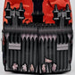 Loungefly Mordor Black Gates Mini Backpack Lord of the Rings Bag Front Bottom Closed