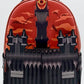 Loungefly Mordor Black Gates Mini Backpack Lord of the Rings Bag Front Full View Closed