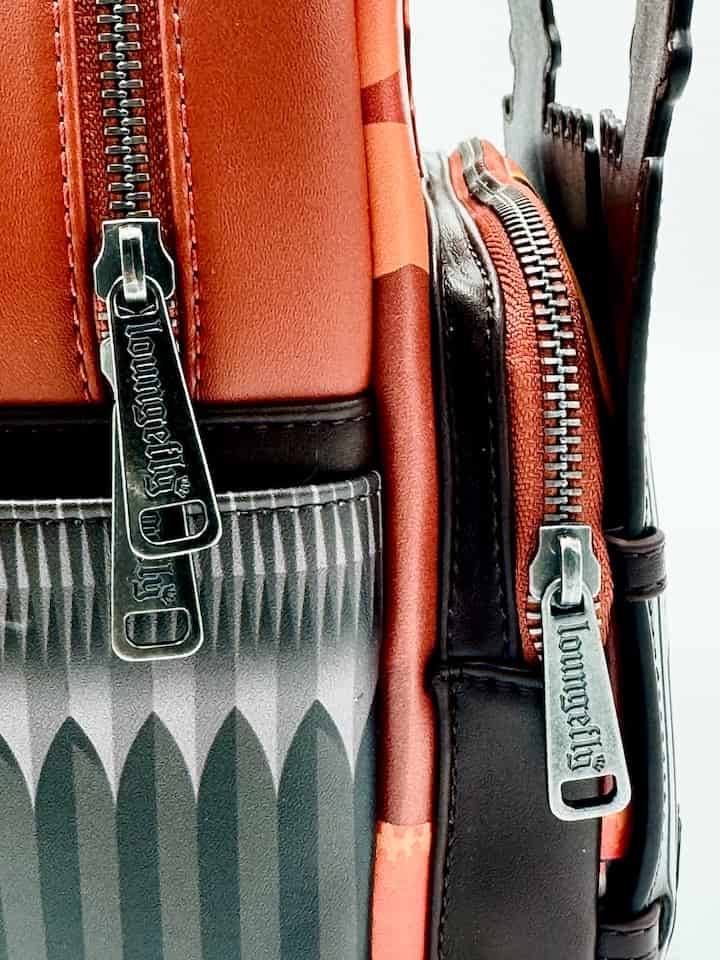 Loungefly Mordor Black Gates Mini Backpack Lord of the Rings Bag Zips