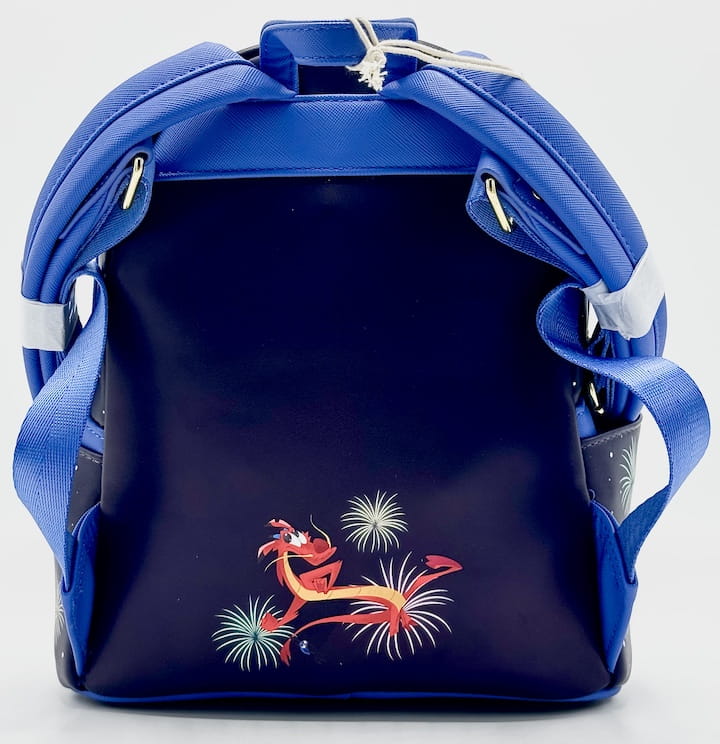 Loungefly Mulan Fireworks Mini Backpack Disney Glow in the Dark Bag Back