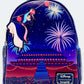 Loungefly Mulan Fireworks Mini Backpack Disney Glow in the Dark Bag Front Full View Left Position