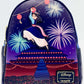 Loungefly Mulan Fireworks Mini Backpack Disney Glow in the Dark Bag Front Full View Middle Position