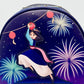 Loungefly Mulan Fireworks Mini Backpack Disney Glow in the Dark Bag Front Top
