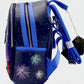 Loungefly Mulan Fireworks Mini Backpack Disney Glow in the Dark Bag Left Side