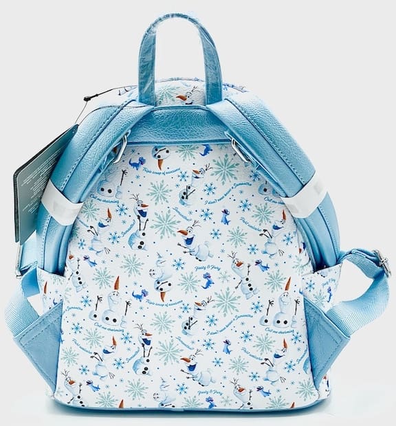 Loungefly Olaf Bruni Mini Backpack Frozen 2 Disney Samantha AOP Bag Back