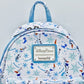 Loungefly Olaf Bruni Mini Backpack Frozen 2 Disney Samantha AOP Bag Front Logo