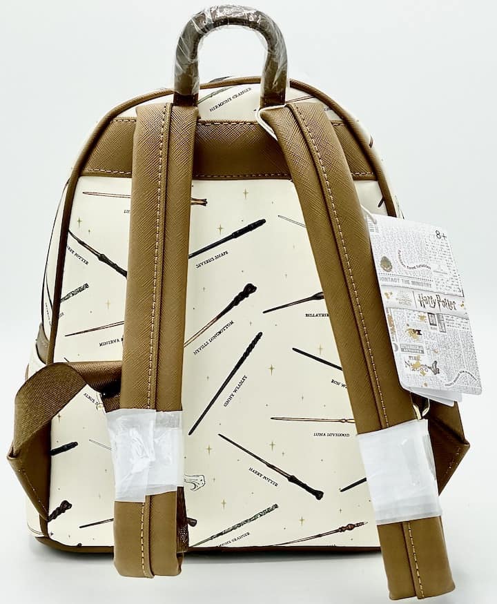 Loungefly Ollivander's Wands Mini Backpack Harry Potter AOP Bag Straps