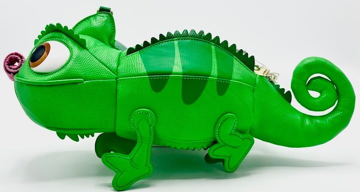 Loungefly Pascal Figural Crossbody Disney Tangled Bag Left Side Without Tag
