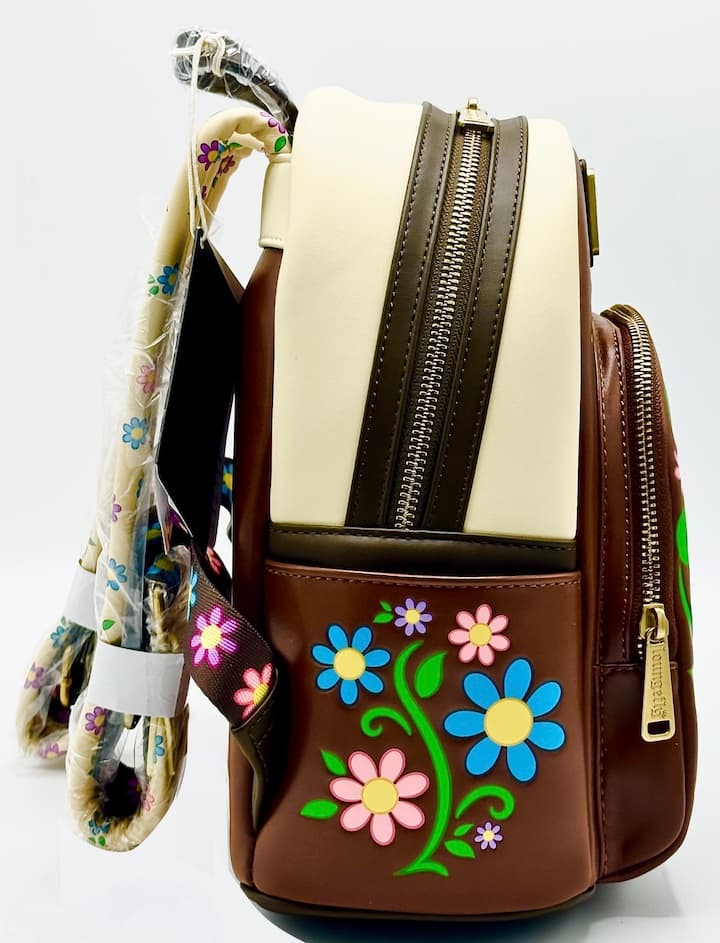 Loungefly Pascal Flower Mini Backpack Disney Tangled Bag Right Side