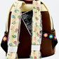 Loungefly Pascal Flower Mini Backpack Disney Tangled Bag Straps