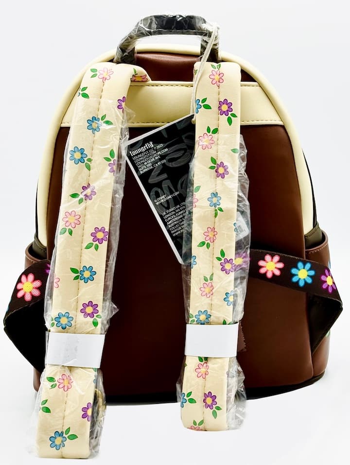 Loungefly Pascal Flower Mini Backpack Disney Tangled Bag Straps