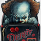 Loungefly Pennywise Derry Mini Backpack IT Light Up Cosplay Bag Front Full View