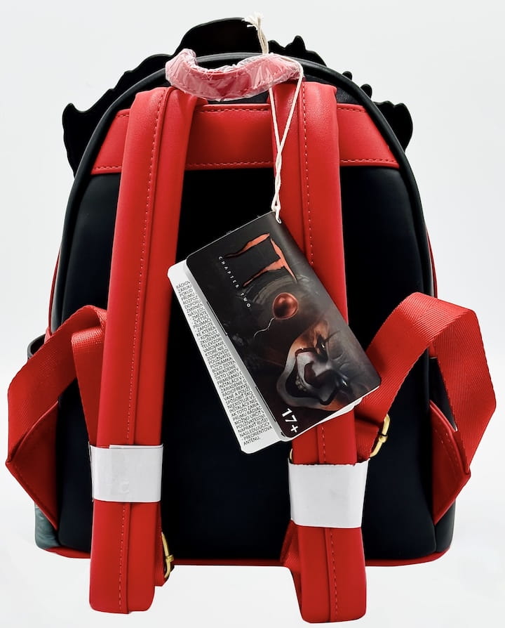 Loungefly Pennywise Derry Mini Backpack IT Light Up Cosplay Bag Straps