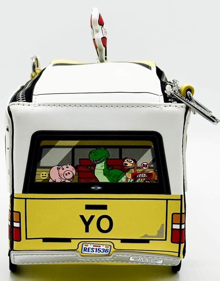 Loungefly Pizza Planet Crossbody Toy Story 30th Anniversary Pixar Bag Back