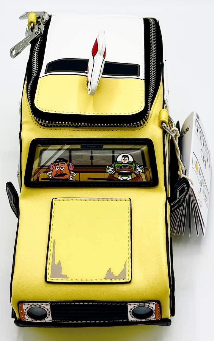 Loungefly Pizza Planet Crossbody Toy Story 30th Anniversary Pixar Bag Front Angle