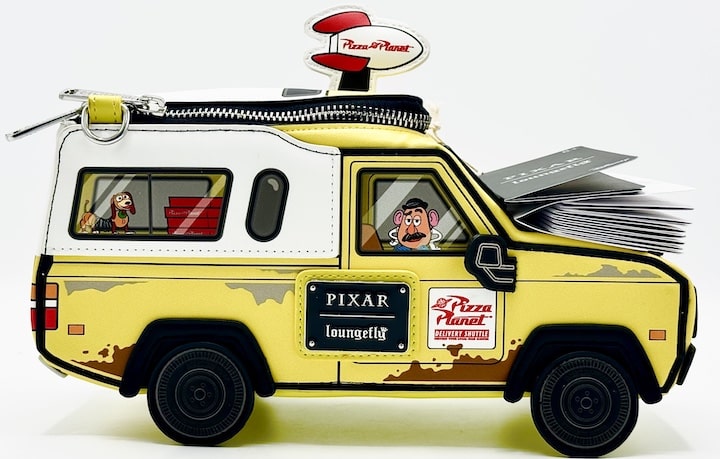 Loungefly Pizza Planet Crossbody Toy Story 30th Anniversary Pixar Bag Right Side