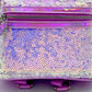 Loungefly Planet Minnie Mouse Mini Backpack Disney Sequin Bag Front Pocket
