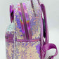 Loungefly Planet Minnie Mouse Mini Backpack Disney Sequin Bag Left Side