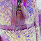 Loungefly Planet Minnie Mouse Mini Backpack Disney Sequin Bag Zips