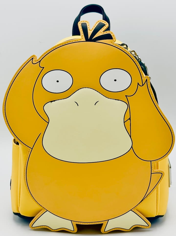 Loungefly Pokemon Psyduck Mini Backpack Cosplay Bag Front Full View