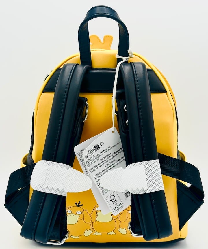 Loungefly Pokemon Psyduck Mini Backpack Cosplay Bag Straps