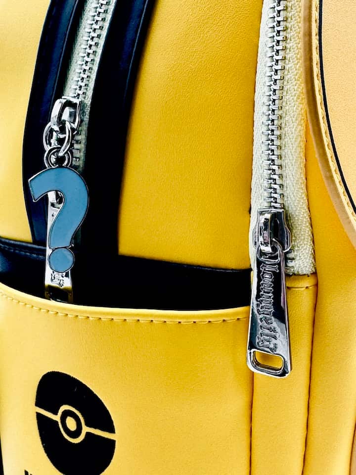Loungefly Pokemon Psyduck Mini Backpack Cosplay Bag Zips