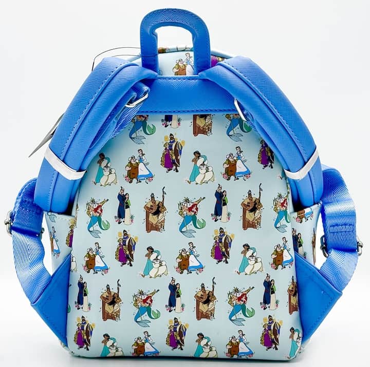 Loungefly Princesses and Dads Fathers Mini Backpack Disney Bag Back
