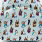 Loungefly Princesses and Dads Fathers Mini Backpack Disney Bag Front Bottom