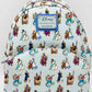Loungefly Princesses and Dads Fathers Mini Backpack Disney Bag Front Full View