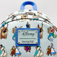 Loungefly Princesses and Dads Fathers Mini Backpack Disney Bag Front Top