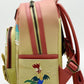 Loungefly Pua and Hei Hei Sunset Mini Backpack Disney Moana Bag Left Side