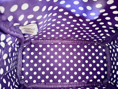 Loungefly Purple Potion Sequin Mini Backpack Disney Parks Bag Inside